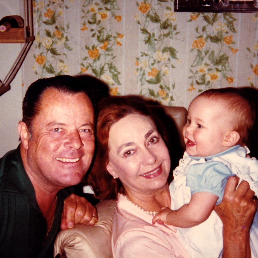 March 1980 Daphne holding Sasha with Chuck Kingsbury